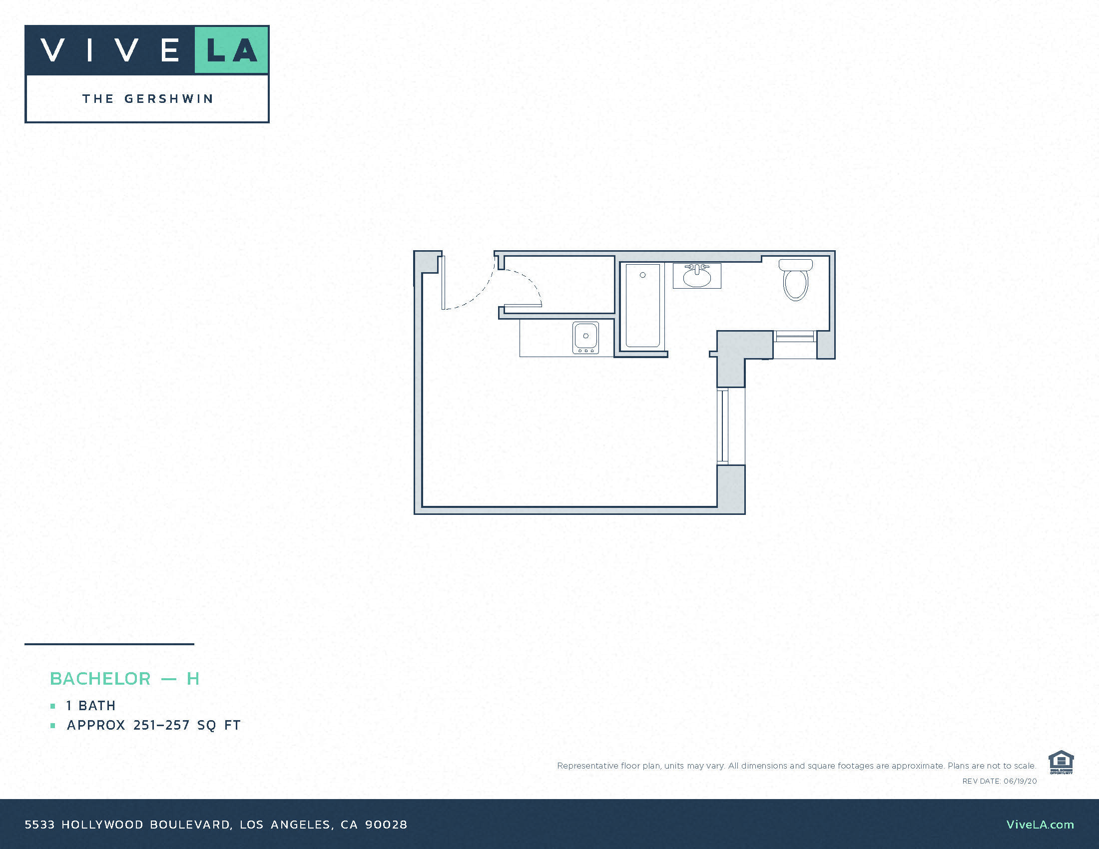 The floor plan for unit 408